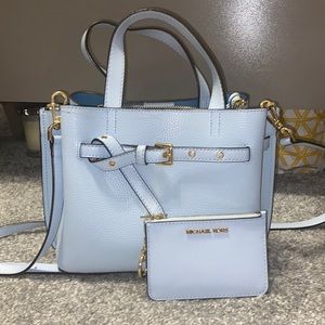 Small MK bag. Includes wallet and long strap